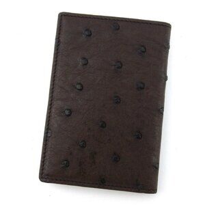 SELECTION Case Case Qirmark Ostrich Leather Authentic Used